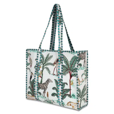 Conscious Yoga Collective Women's The Ultimate Jungle Tote In White