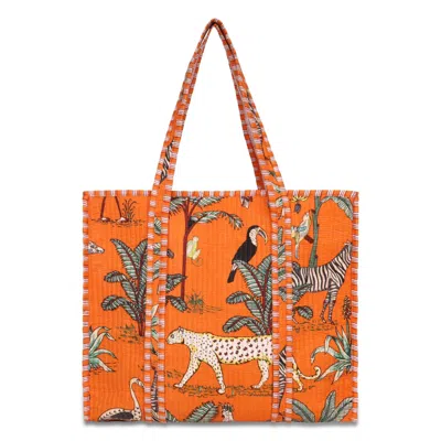 Conscious Yoga Collective Women's Yellow / Orange The Ultimate Jungle Tote In Orange