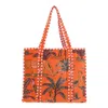 Conscious Yoga Collective Women's Yellow / Orange The Ultimate Velvet Jungle Tote In Orange