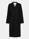 Considered Objects Dots And Lines Hand-stitched Silk Robe Size: M  Abask Luxury Gift