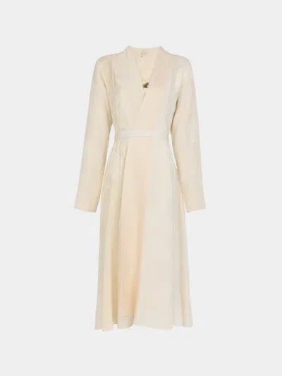 Considered Objects Irregular Hand-stitched Silk Robe Size: S