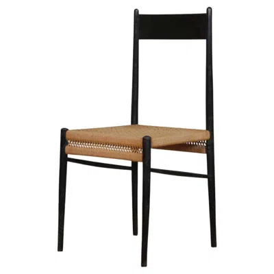 Pre-owned Consorzio Sedie Friuli Vintage 1960s Italian Wooden Chair In Brown