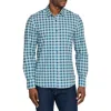 Construct Check Woven Long Sleeve Basic In Gray