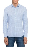 Construct Dash Duo Woven Long Sleeve Basic In Blue