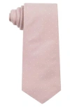 Construct Dot Print Cotton Tie In Pink