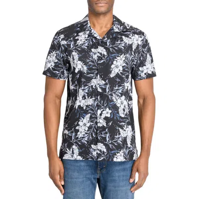 Construct Floral Print Short Sleeve Shirt