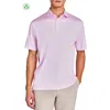 Construct Flower Chain Polo In Blue/pink