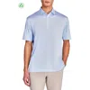 Construct Flower Chain Polo In White/blue
