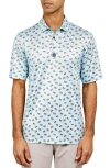 Construct Grab Golf Polo In Blue