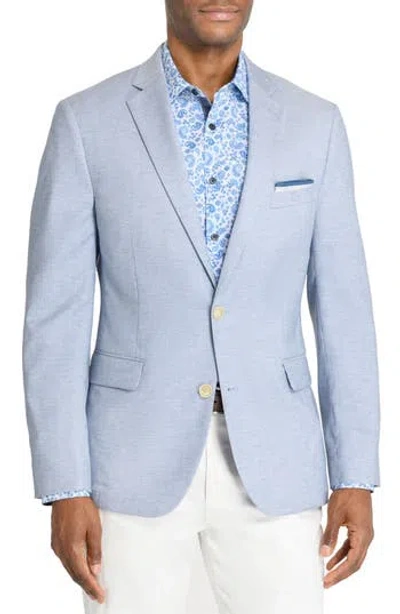 Construct Lino Two-button Sport Coat In Blue