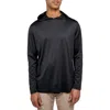 Construct Con.struct Melange Lightweight Performance Hoodie In Black