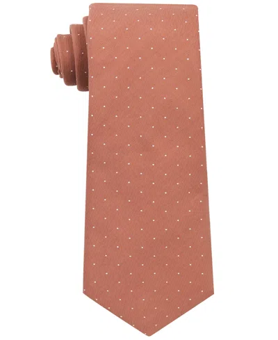 Construct Men's Ceremony Dot Tie In Pink