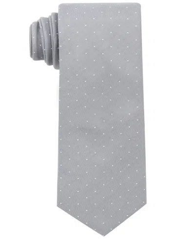 Construct Men's Ceremony Dot Tie In Gray
