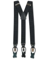 CONSTRUCT MEN'S DOT PRINT SUSPENDERS