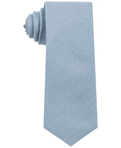 Construct Men's Extra-long Ceremony Dot Tie In Blue