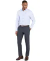 Construct Men's Recycled Slim Fit Floral 4-way Stretch Performance Dress Shirt In Blue