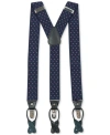 CONSTRUCT MEN'S GEOMETRIC PRINT SUSPENDERS