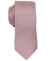 Construct Men's Satin Solid Tie In Pink