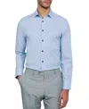 CONSTRUCT MEN'S RECYCLED SLIM FIT MICRO TEXTURE PERFORMANCE STRETCH COOLING COMFORT DRESS SHIRT