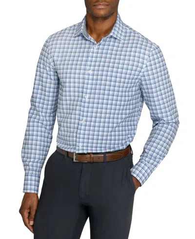 Construct Men's Slim-fit Performance Stretch Dress Shirt In Blue