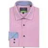 Construct Mens Collar Recycled Polyester Button-down Shirt In Pink