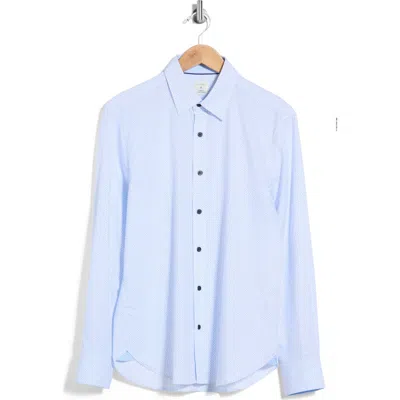 Construct Rhombus Dot Performance Shirt In Blue