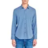 Construct Slim Fit Gingham 4-way Sport Shirt In Navy