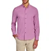 Construct Slim Fit Gingham 4-way Sport Shirt In Red