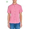 Construct Mini Check Woven Short Sleeve Basic In White/red