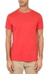 Construct Solid Crew T-shirt In Red