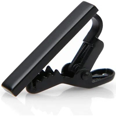 Construct Slim Tie Bar In Black