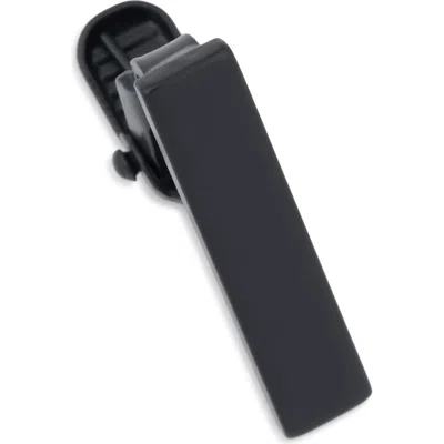 Construct Slim Tie Bar In Black