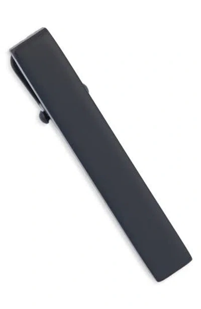 Construct Slim Tie Bar In Black