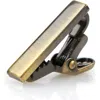 Construct Slim Tie Bar In Metallic