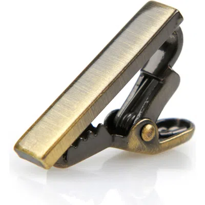 Construct Slim Tie Bar In Brown