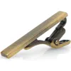 Construct Slim Tie Bar In Gold