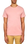 Construct Solid Crew T-shirt In Salmon