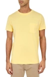 Construct Solid Crew T-shirt In Yellow