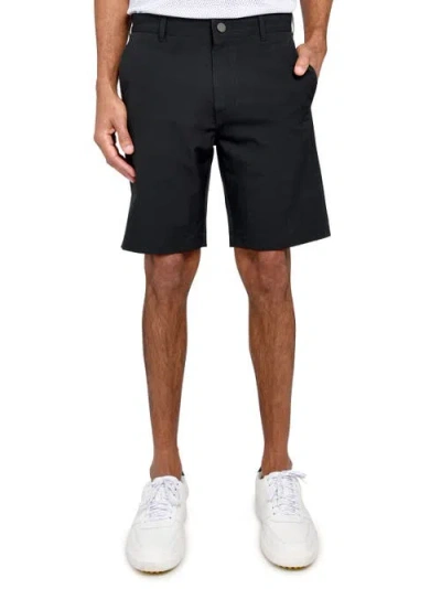 Construct Con.struct Solid Flat Front Performance Shorts In Black