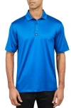 Construct Solid Golf Polo In Blue