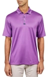 Construct Solid Golf Polo In Purple