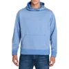 Construct Solid Hoodie In Blue