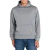 Construct Solid Hoodie In Gray