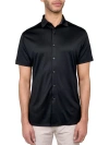 Construct Con.struct Solid Performance Button-down Shirt In Black