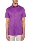 Construct Con.struct Solid Performance Button-down Shirt In Purple