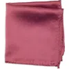 Construct Solid Satin Pocket Square In Pink