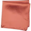 Construct Solid Satin Pocket Square In Pink