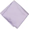Construct Solid Satin Pocket Square In Purple