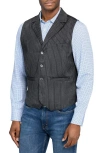 Construct Solid Tailored Vest In Multi