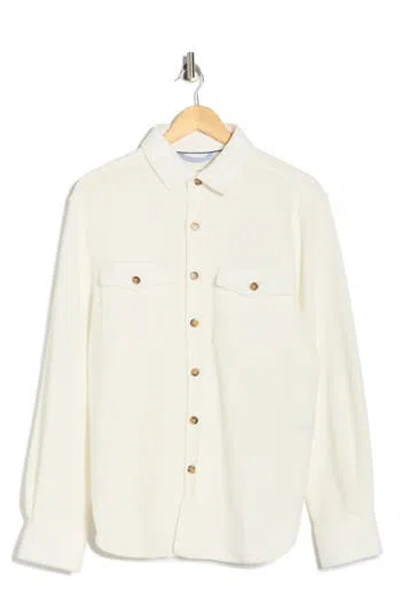 Construct Solid Textured Shirt Jacket In Multi